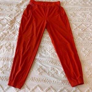 Lululemon Athletica Vibrant Orange Joggers
